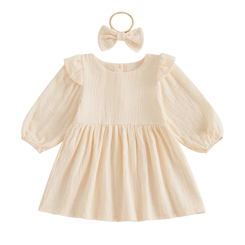 Girls' Winter Knit Sweater Dress Set
