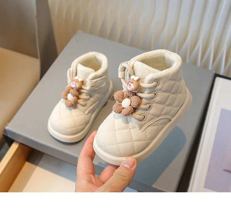 2025 Girls' Fashion Leather Boots