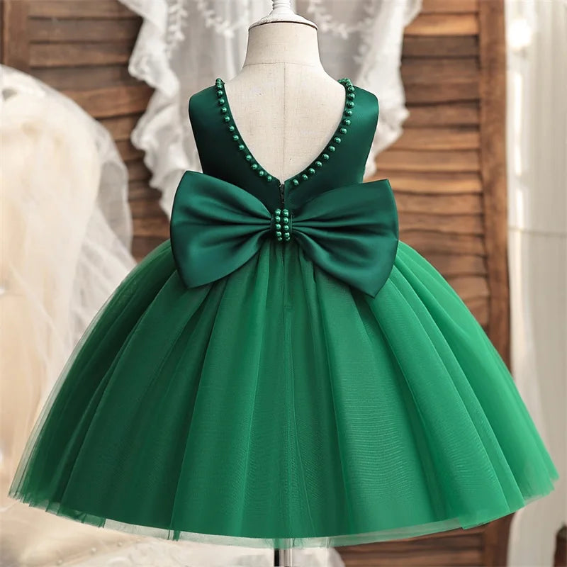 Elegant Beaded Princess Dress