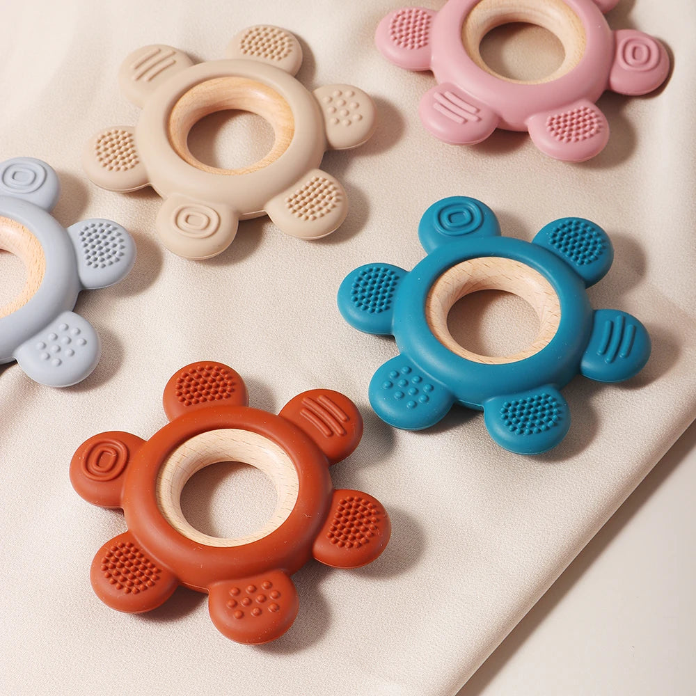 Bloom Bite Wooden Flower Teether