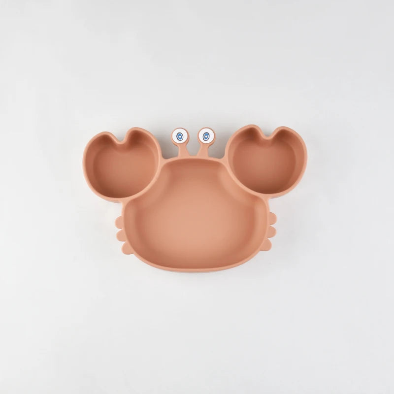 Crabby Meal Silicone Suction Plate