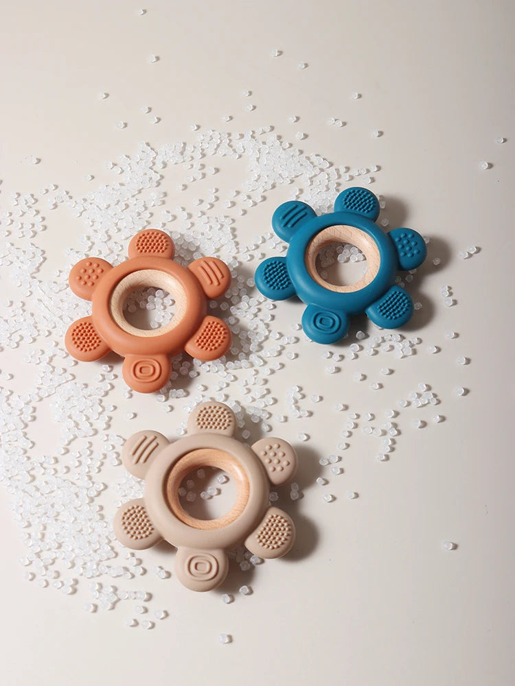 Bloom Bite Wooden Flower Teether