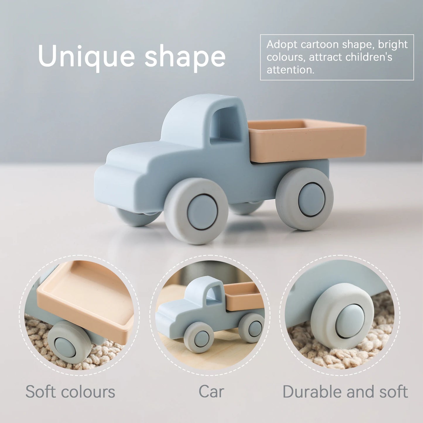Tiny Drive Montessori Teether Car