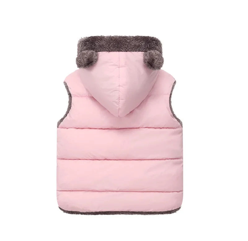 Kids' Hooded Down Vest