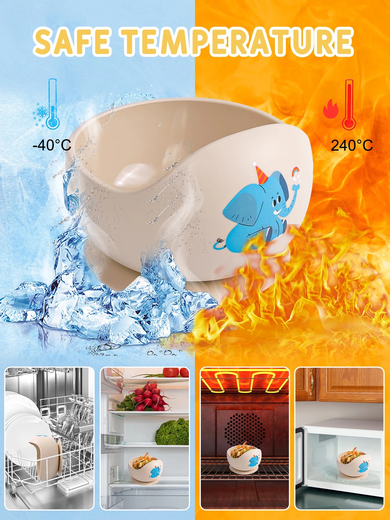 FeedEase™ 5pc Silicone Set