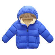 Kids' Winter Fur Hooded Jacket