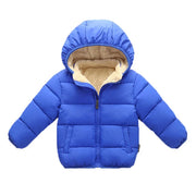 Kids' Winter Fur Hooded Jacket