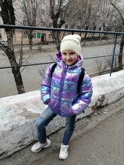 Girls' Thickened Down Cotton Jacket