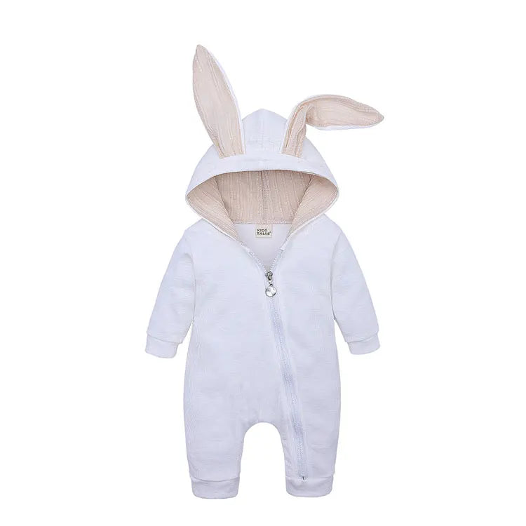 Hooded Long-Sleeve Jumpsuit