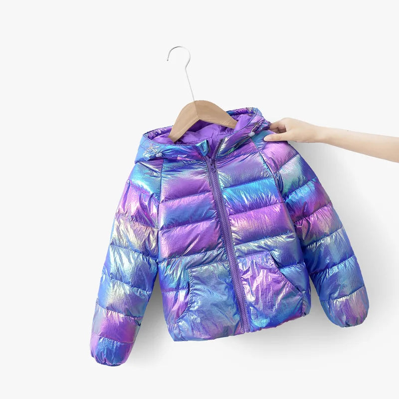 Girls' Thickened Down Cotton Jacket
