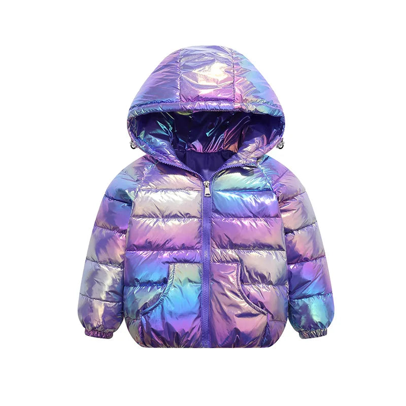 Girls' Thickened Down Cotton Jacket