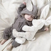 Hooded Long-Sleeve Jumpsuit