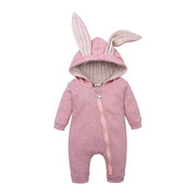 Hooded Long-Sleeve Jumpsuit