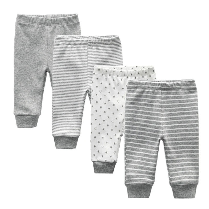 3-5PCS Baby Cotton Pants