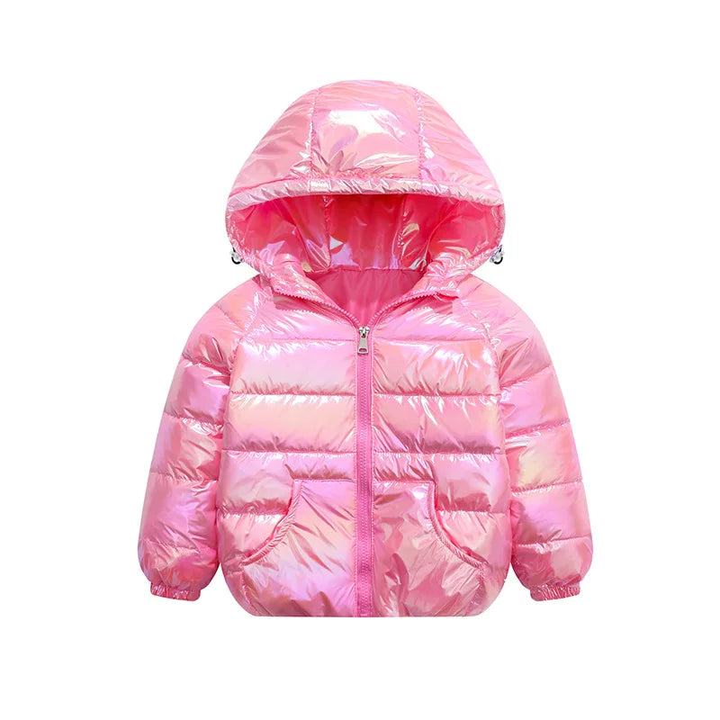Girls' Thickened Down Cotton Jacket