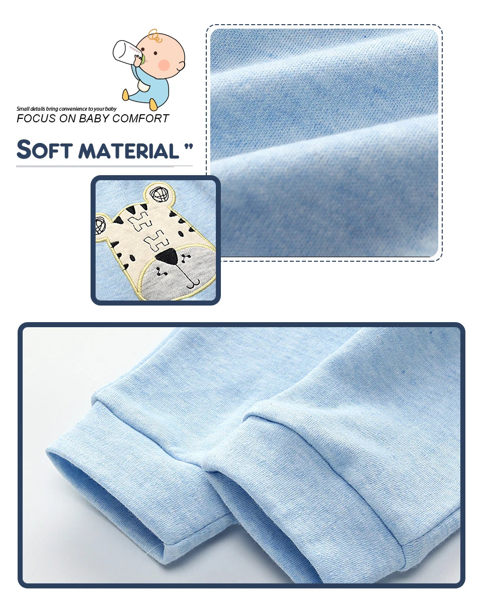 3-Pack Baby Cotton Leggings