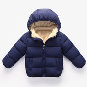 Kids' Winter Fur Hooded Jacket