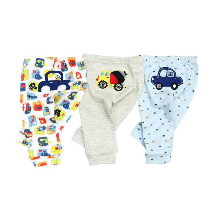 3-5PCS Baby Cotton Pants