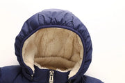 Kids' Winter Fur Hooded Jacket