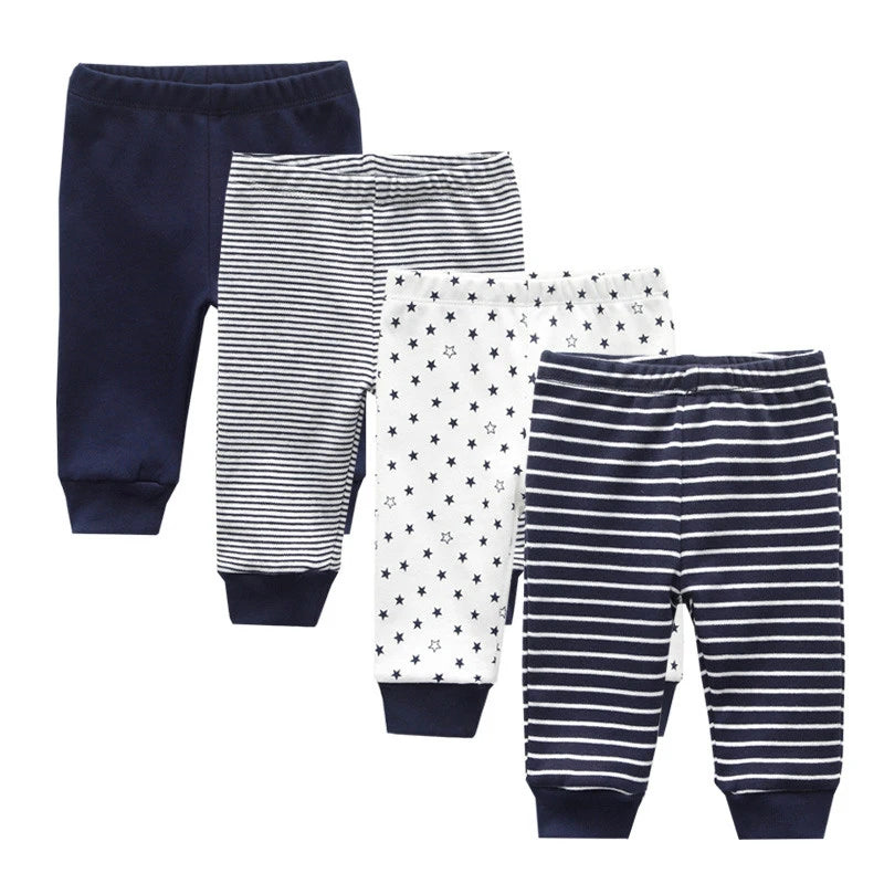 3-5PCS Baby Cotton Pants