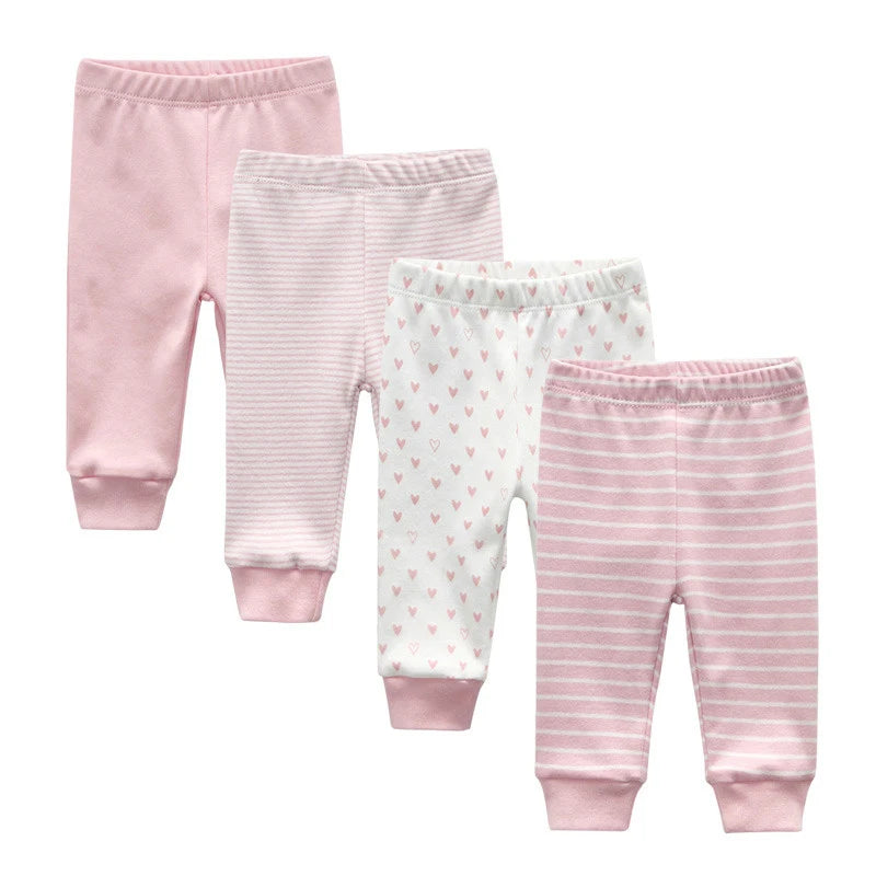 3-5PCS Baby Cotton Pants
