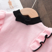 Baby Girls' Knitted Sweater & Pants Set