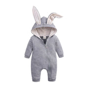 Hooded Long-Sleeve Jumpsuit