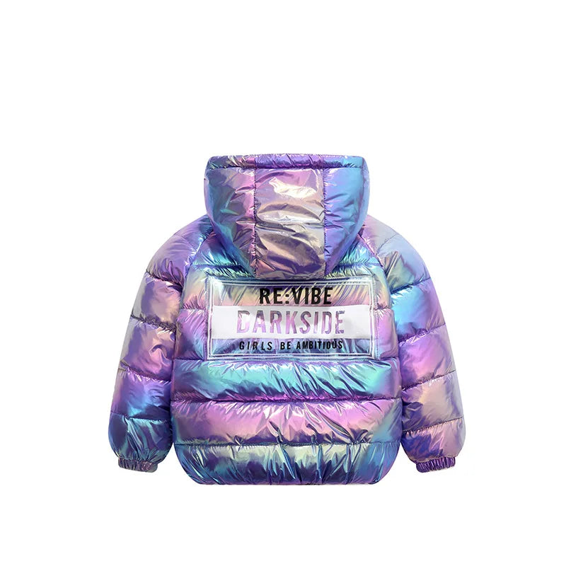 Girls' Thickened Down Cotton Jacket