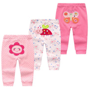 3-Pack Baby Cotton Leggings