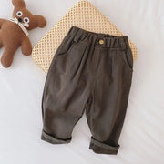 MILANCEL Solid Kids Pants