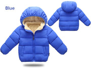 Kids' Winter Fur Hooded Jacket