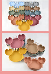 Crabby Meal Silicone Suction Plate