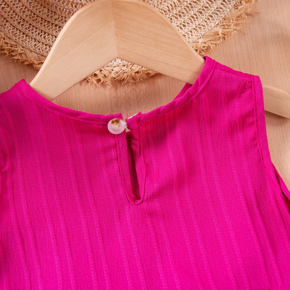 Two-Piece Sleeveless Top & Shorts