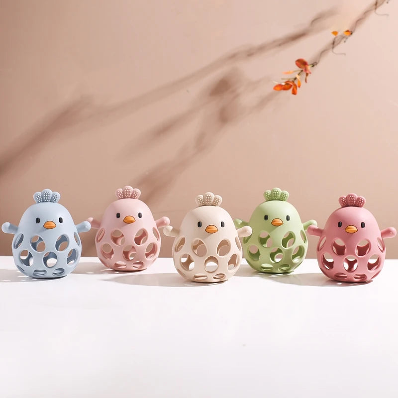 Chickie Chew Hollow Teether Rattle