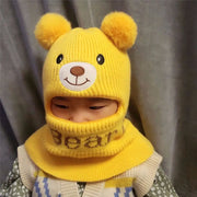 Cute Bear Winter Hat & Neck Warmer