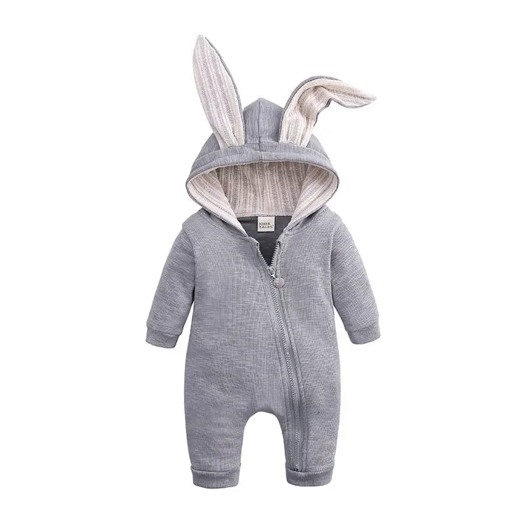 Hooded Long-Sleeve Jumpsuit
