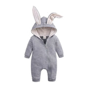 Hooded Long-Sleeve Jumpsuit