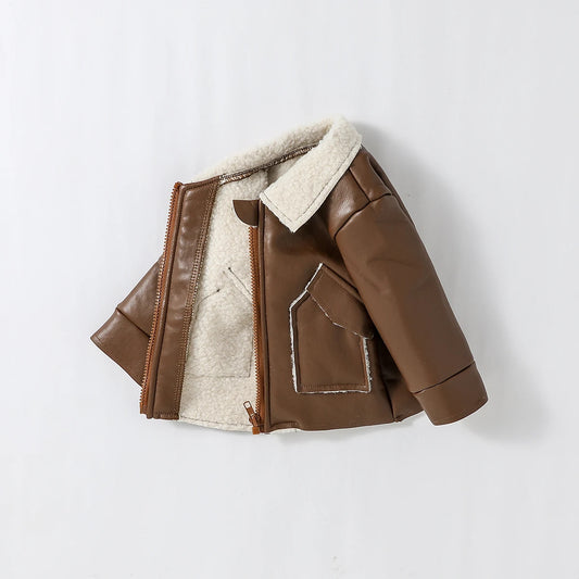 Baby Fashion Zipper Warm Coat