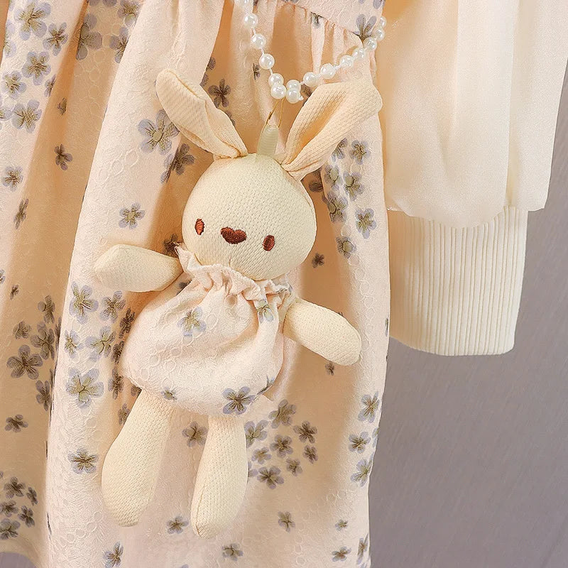 2025 Spring Girls' Floral Dress