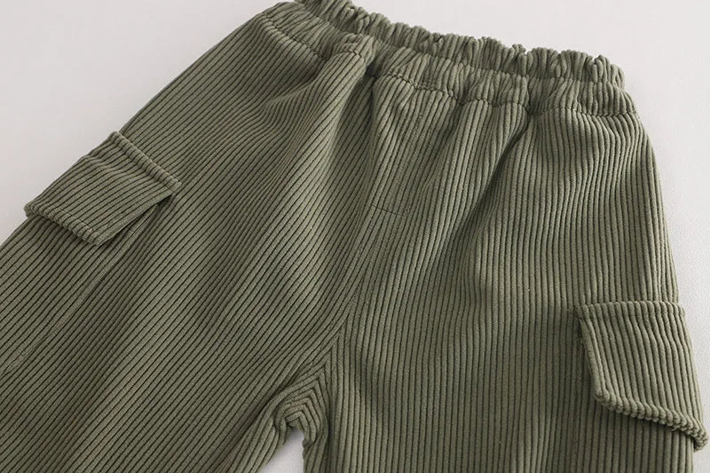 Kids' Corduroy Jacket & Pants Set