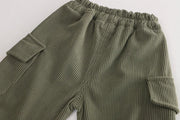 Kids' Corduroy Jacket & Pants Set