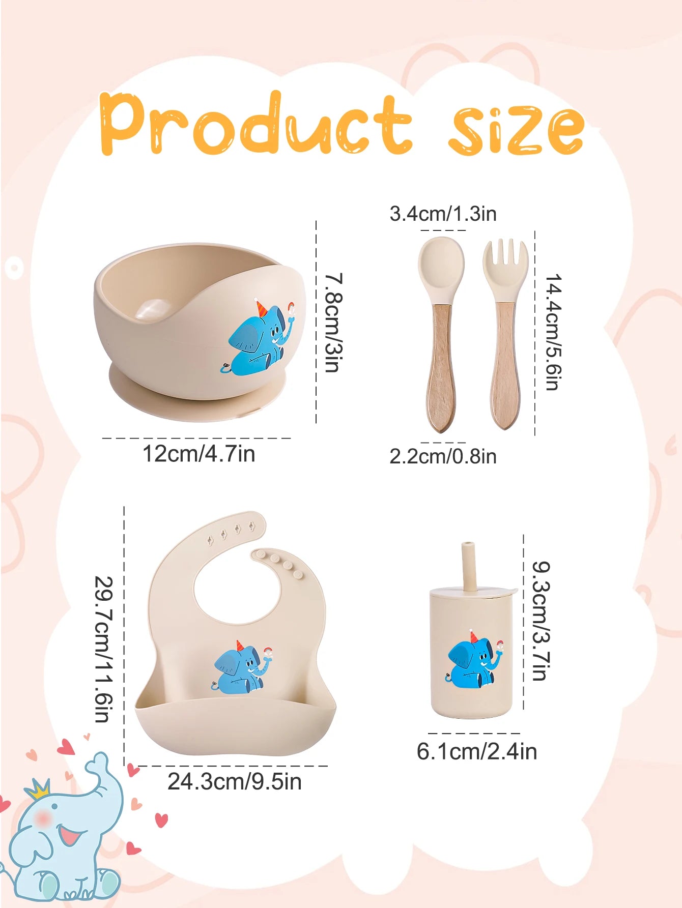FeedEase™ 5pc Silicone Set