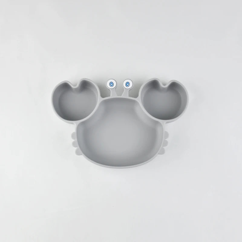Crabby Meal Silicone Suction Plate