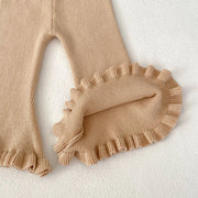 Toddler Girls' Knitted Flare Pants