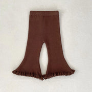 Toddler Girls' Knitted Flare Pants