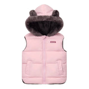 Kids' Hooded Down Vest