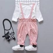 Girls' Trousers & Long Sleeve Top Set