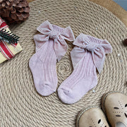 Baby Girls  Big Bow Christmas Socks