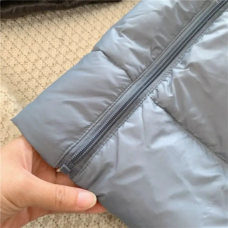 Winter Patchwork Hooded Jacket