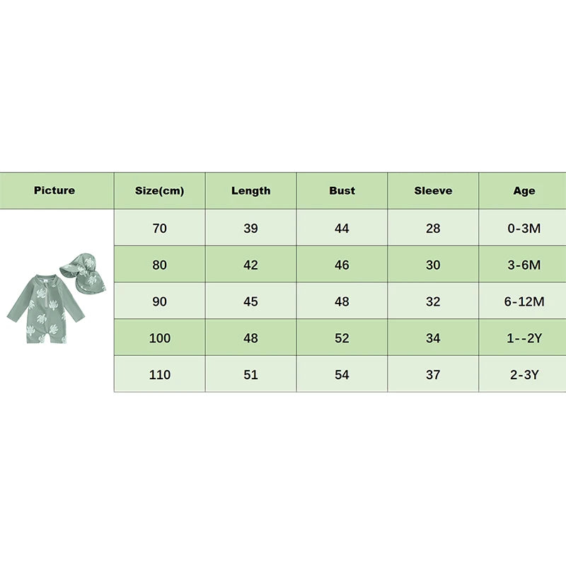 Turtle/Dinosaur Toddler Boys Rash Guard Swimsuit